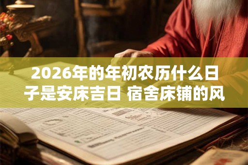 2026年的年初农历什么日子是安床吉日 宿舍床铺的风水大全 2026年的年初农历什么日子是安床吉日 宿舍床铺的风水大全