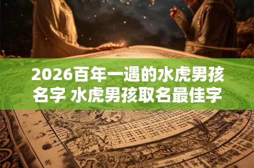 2026百年一遇的水虎男孩名字 水虎男孩取名最佳字