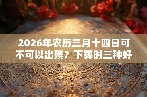 2026年农历三月十四日可不可以出殡？下葬时三种好兆头