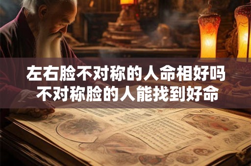 左右脸不对称的人命相好吗 不对称脸的人能找到好命吗