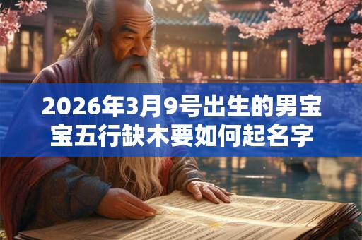 2026年3月9号出生的男宝宝五行缺木要如何起名字 2026年3月9号出生的男宝宝五行缺木要如何起名字
