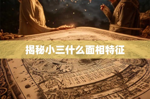 揭秘小三什么面相特征