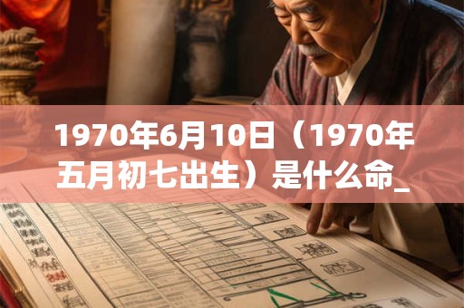 1970年6月10日(1970年五月初七出生)是什么命_命运如何 1970年6月10日(1970年五月初七出生)是什么命_命运如何