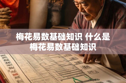 梅花易数基础知识 什么是梅花易数基础知识