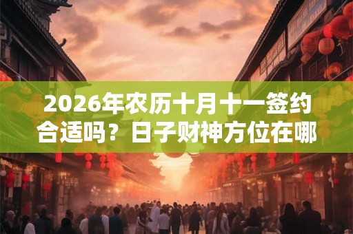 2026年农历十月十一签约合适吗?日子财神方位在哪里? 2026年农历十月十一签约合适吗?日子财神方位在哪里?