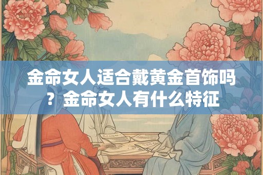 金命女人适合戴黄金首饰吗?金命女人有什么特征 金命女人适合戴黄金首饰吗?金命女人有什么特征