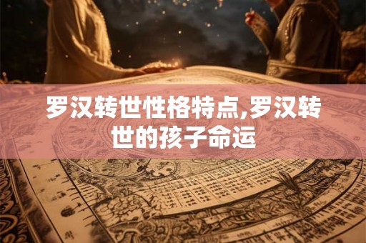 罗汉转世性格特点,罗汉转世的孩子命运