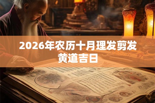 2026年农历十月理发剪发黄道吉日