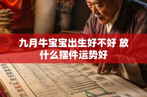 九月牛宝宝出生好不好 放什么摆件运势好