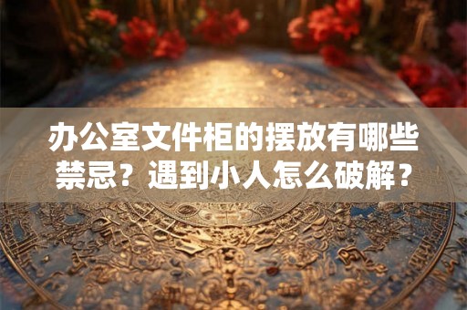 办公室文件柜的摆放有哪些禁忌？遇到小人怎么破解？