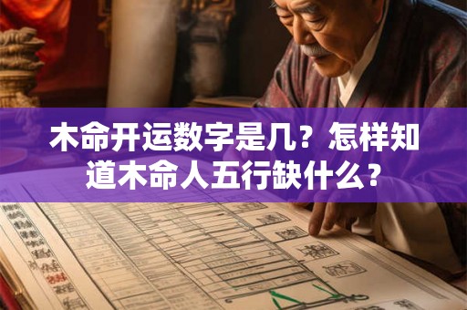 木命开运数字是几？怎样知道木命人五行缺什么？