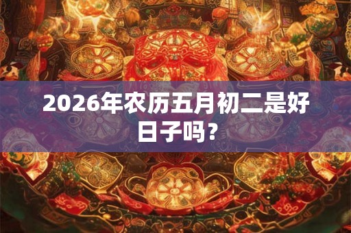 2026年农历五月初二是好日子吗？