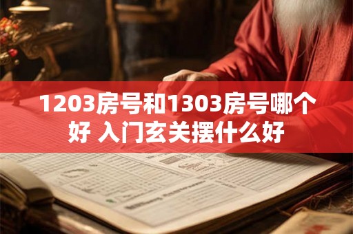 1203房号和1303房号哪个好 入门玄关摆什么好 1203房号和1303房号哪个好 入门玄关摆什么好