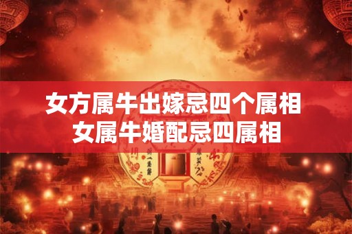 女方属牛出嫁忌四个属相 女属牛婚配忌四属相