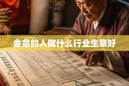 金命的人做什么行业生意好 金命的人做什么行业生意好