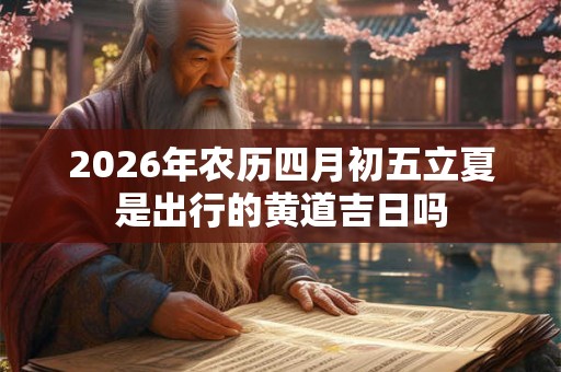 2026年农历四月初五立夏是出行的黄道吉日吗 2026年农历四月初五立夏是出行的黄道吉日吗