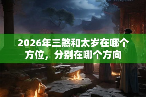 2026年三煞和太岁在哪个方位，分别在哪个方向