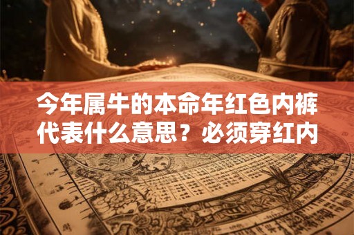 今年属牛的本命年红色内裤代表什么意思？必须穿红内裤吗？
