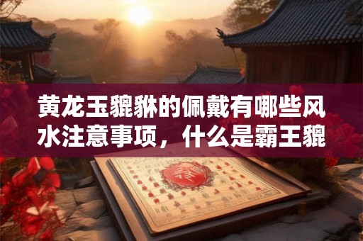 黄龙玉貔貅的佩戴有哪些风水注意事项，什么是霸王貔貅？
