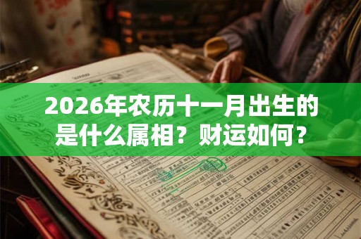 2026年农历十一月出生的是什么属相?财运如何? 2026年农历十一月出生的是什么属相?财运如何?