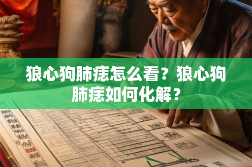 狼心狗肺痣怎么看？狼心狗肺痣如何化解？