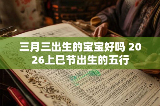 三月三出生的宝宝好吗 2026上巳节出生的五行 三月三出生的宝宝好吗 2026上巳节出生的五行
