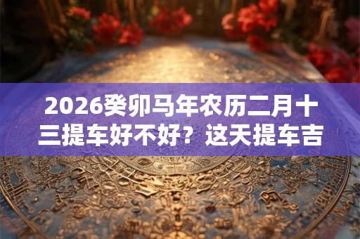 2026癸卯马年农历二月十三提车好不好？这天提车吉利吗？