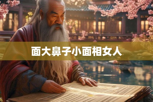 面大鼻子小面相女人