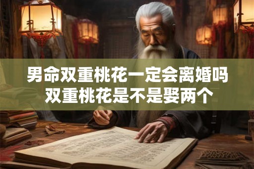 男命双重桃花一定会离婚吗 双重桃花是不是娶两个