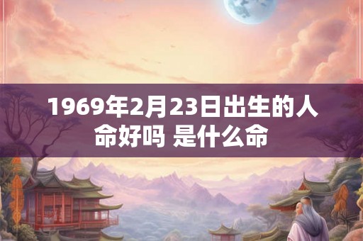1969年2月23日出生的人命好吗 是什么命