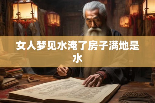 女人梦见水淹了房子满地是水