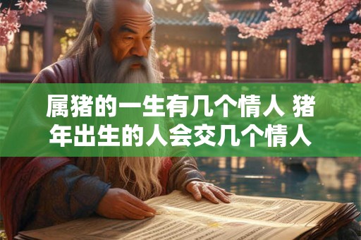 属猪的一生有几个情人 猪年出生的人会交几个情人