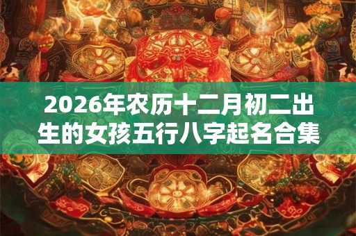2026年农历十二月初二出生的女孩五行八字起名合集 2026年农历十二月初二出生的女孩五行八字起名合集