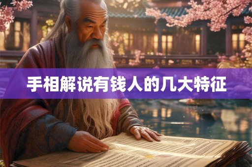 手相解说有钱人的几大特征
