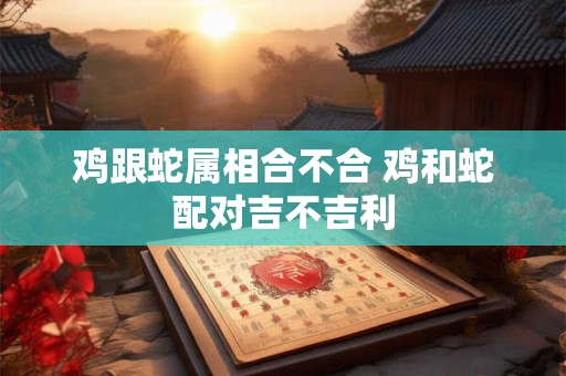 鸡跟蛇属相合不合 鸡和蛇配对吉不吉利
