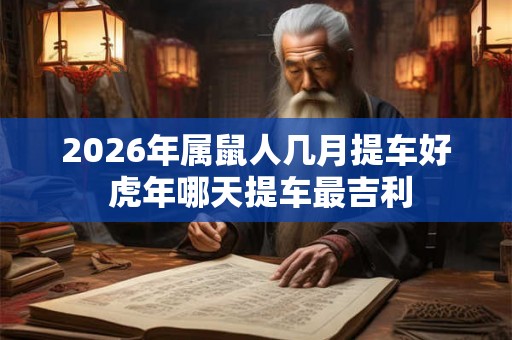 2026年属鼠人几月提车好 虎年哪天提车最吉利 2026年属鼠人几月提车好 虎年哪天提车最吉利