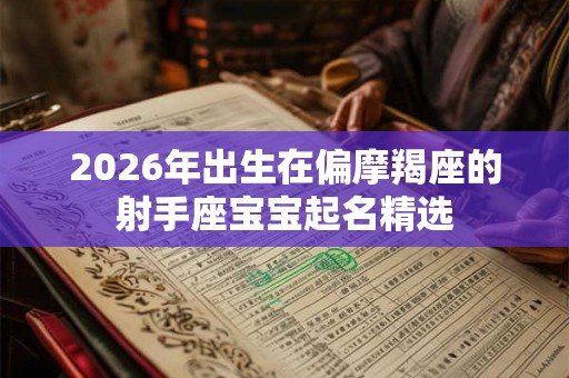 2026年出生在偏摩羯座的射手座宝宝起名精选 2026年出生在偏摩羯座的射手座宝宝起名精选