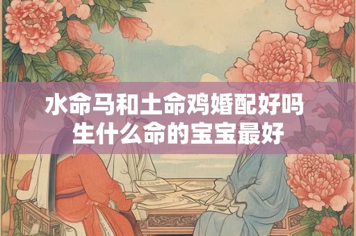 水命马和土命鸡婚配好吗 生什么命的宝宝最好 水命马和土命鸡婚配好吗 生什么命的宝宝最好