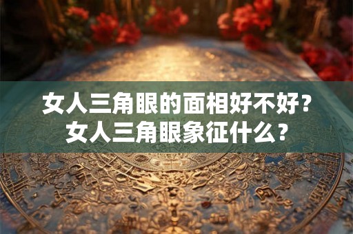 女人三角眼的面相好不好?女人三角眼象征什么? 女人三角眼的面相好不好?女人三角眼象征什么?