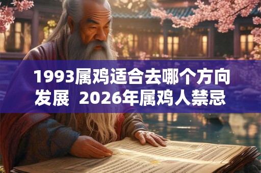 1993属鸡适合去哪个方向发展  2026年属鸡人禁忌