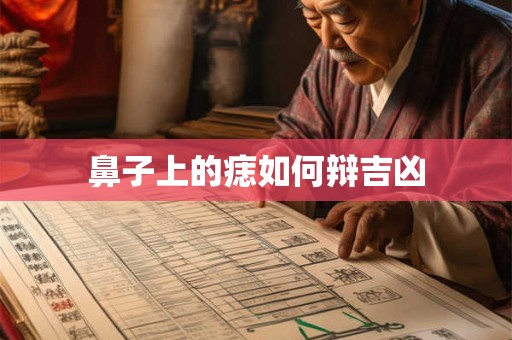 鼻子上的痣如何辩吉凶
