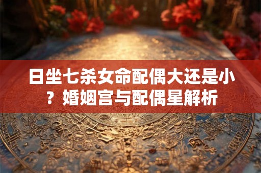 日坐七杀女命配偶大还是小？婚姻宫与配偶星解析