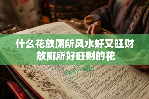 什么花放厕所风水好又旺财 放厕所好旺财的花