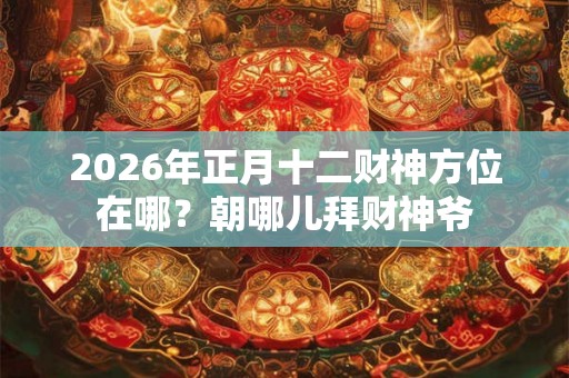 2026年正月十二财神方位在哪？朝哪儿拜财神爷