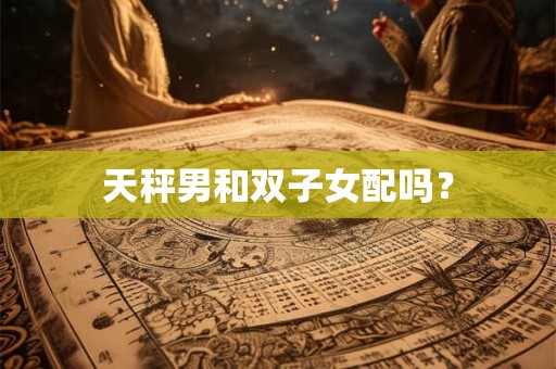 天秤男和双子女配吗？