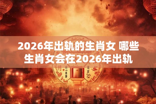2026年出轨的生肖女 哪些生肖女会在2026年出轨