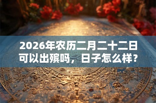 2026年农历二月二十二日可以出殡吗,日子怎么样? 2026年农历二月二十二日可以出殡吗,日子怎么样?