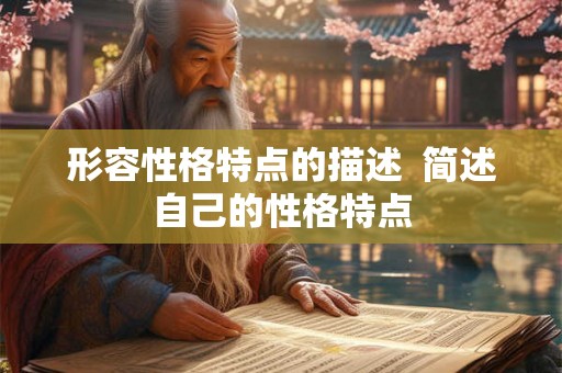 形容性格特点的描述 简述自己的性格特点 形容性格特点的描述 简述自己的性格特点