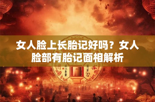 女人脸上长胎记好吗？女人脸部有胎记面相解析