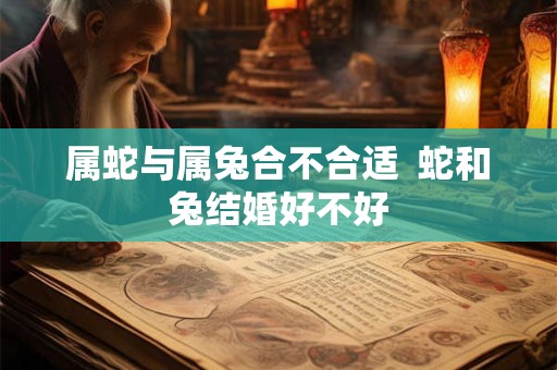 属蛇与属兔合不合适  蛇和兔结婚好不好